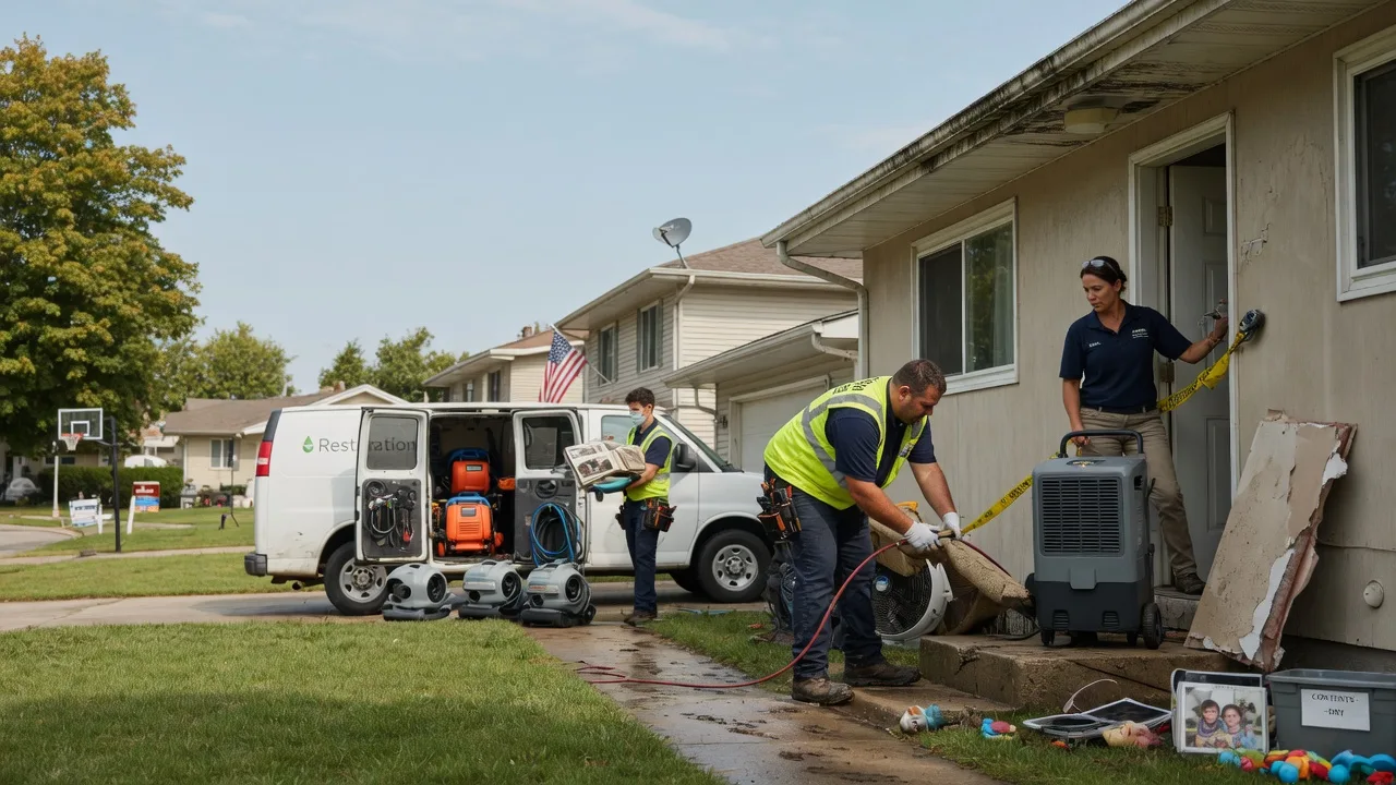 Water Damage Restoration in Poynette, WI near me